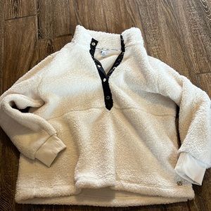 Calvin Klein snap collar pull over